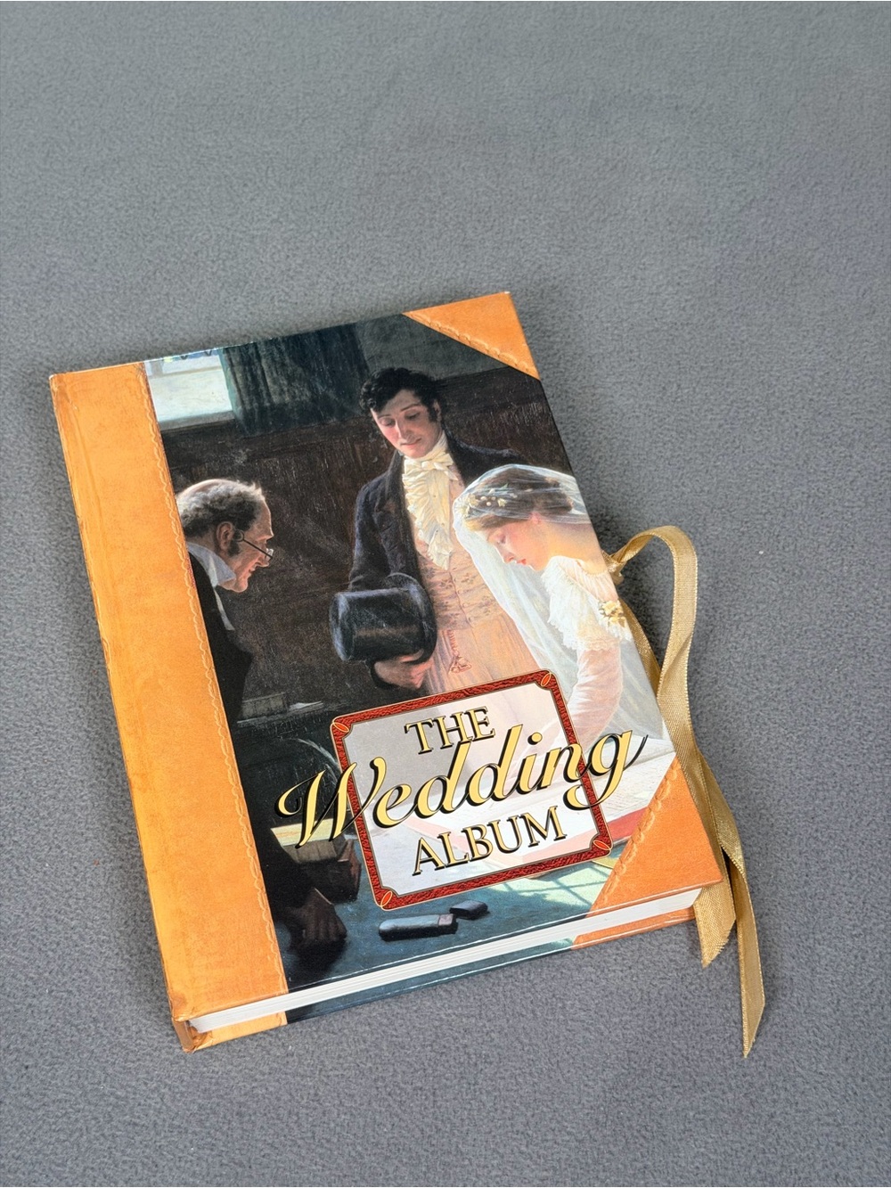 The Wedding Album Hardcover Photo Book- Victorian/Vintage/ Romance- NWOT